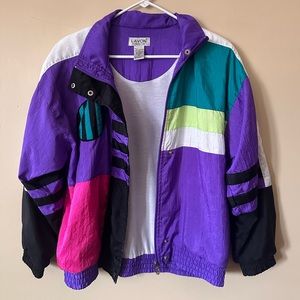 S/M Unisex Vintage Windbreaker Jacket Men / Women
